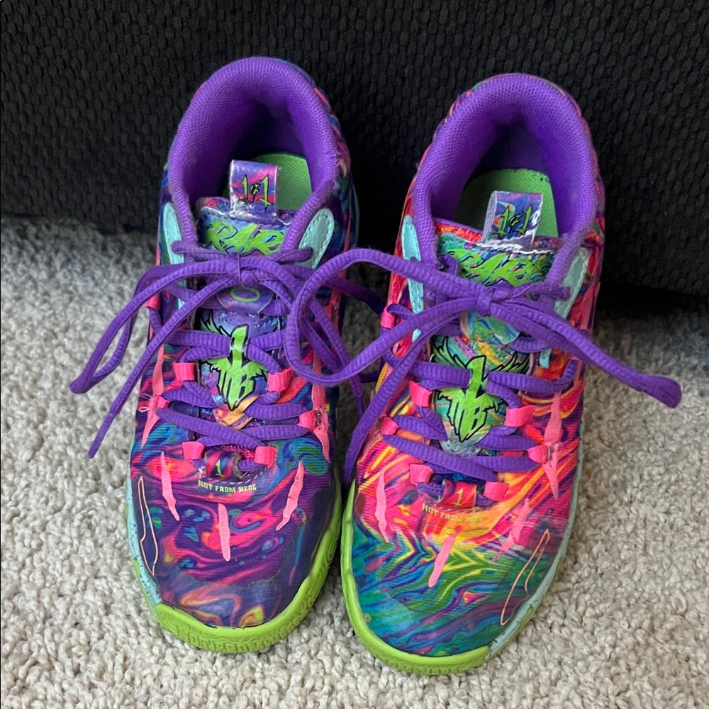 Puma Kids Sneakers - Purple and Green
